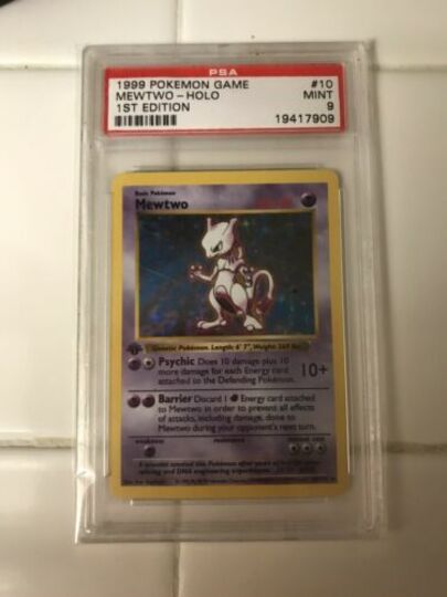 Pokemon 1st Edition Base Mewtwo