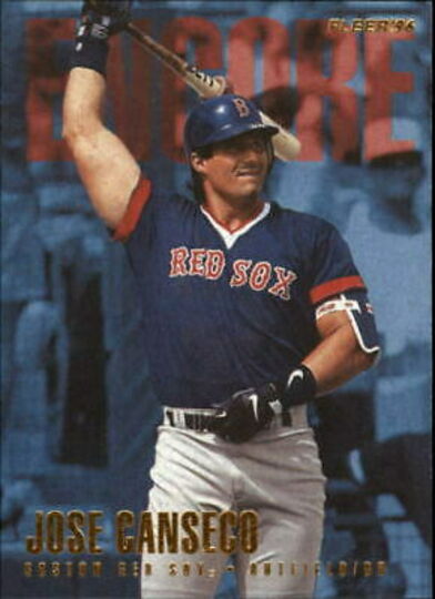 1996 fleer jose canseco